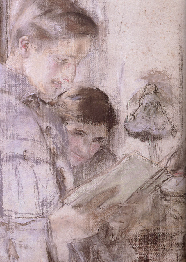 Edouard Vuillard Mishra and his sister